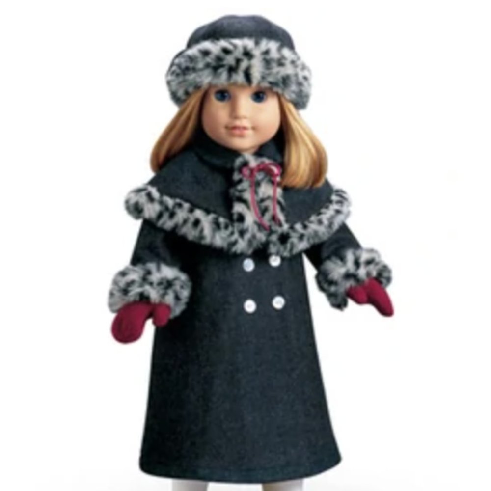 NEW !!!RARE!! AMERICAN GIRL NELLIE HOLIDAY COAT